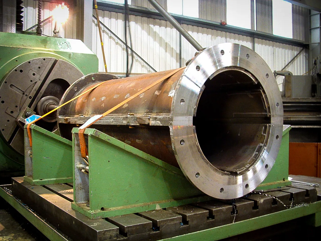 Large bore machining